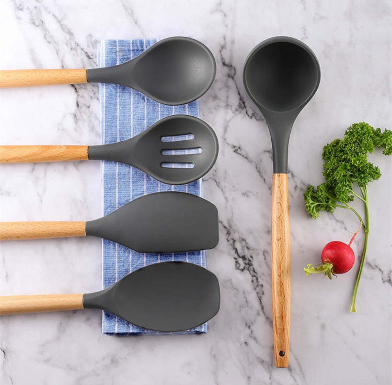 Silicone Kitchen Utensil Set