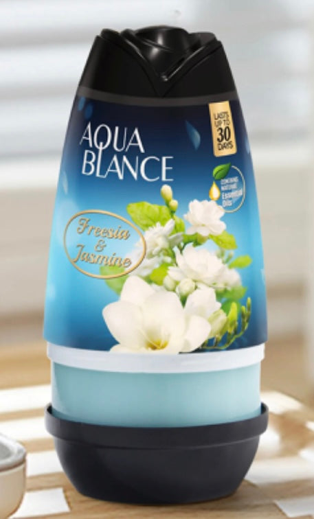 AQUABLANCE Bathroom Air Freshener Gel, Double Scent, Home Aromatherapy Fragrance